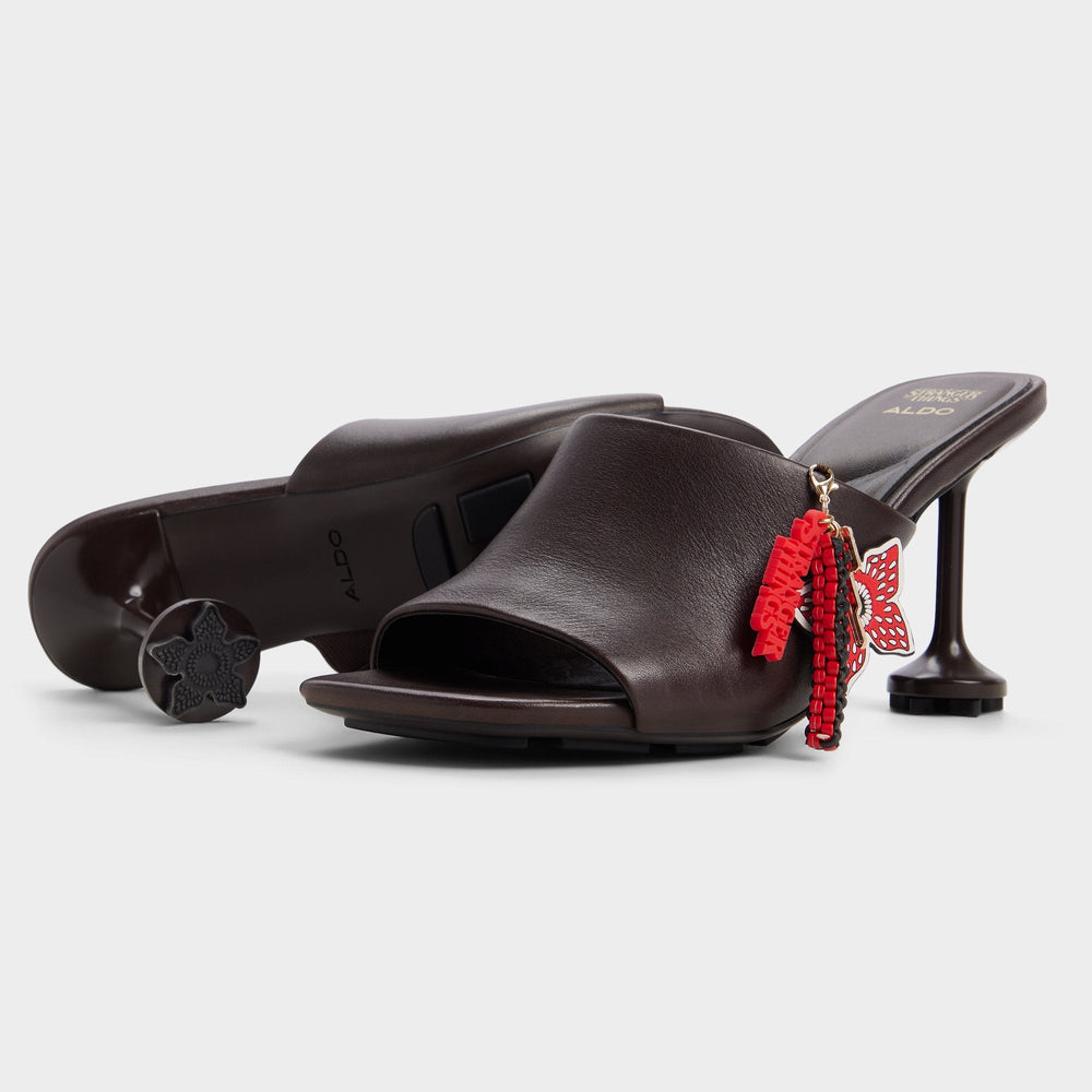 Dark brown Demogorgon in Dark Brown - Women's heeled mule | Aldo