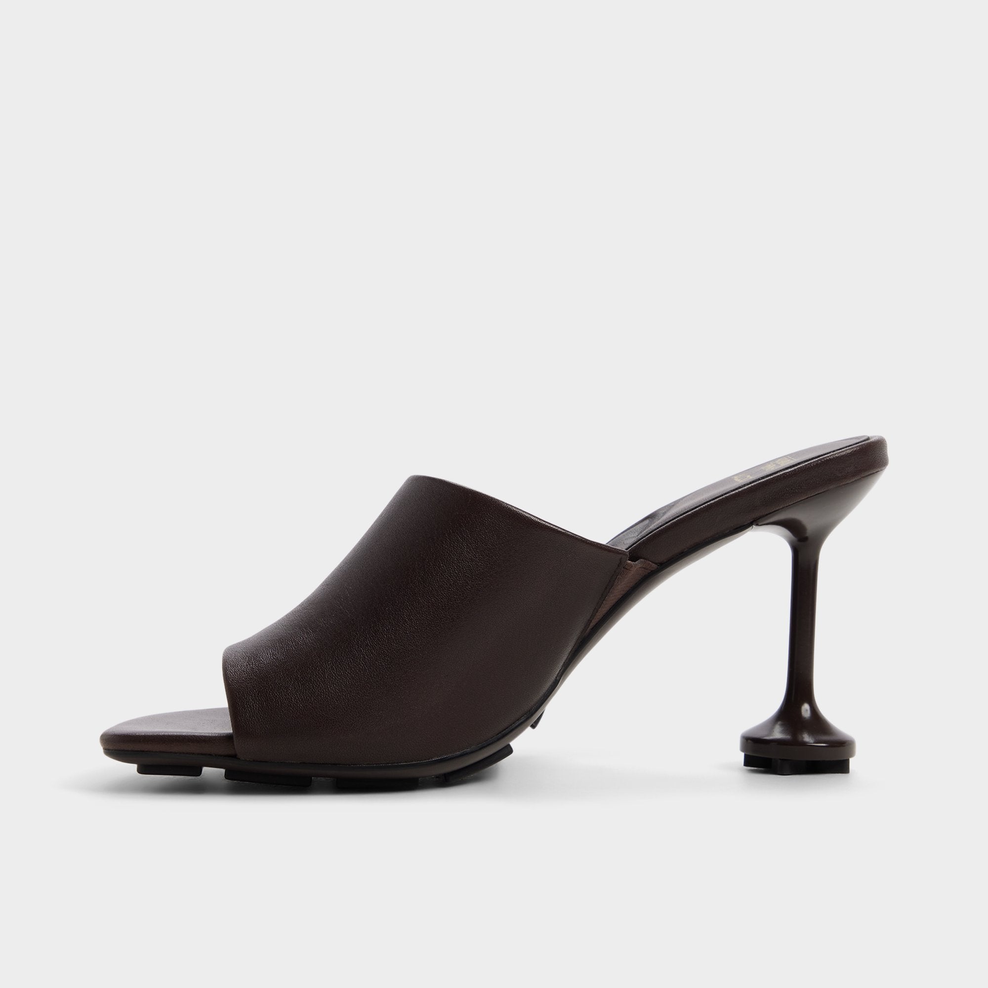 Dark brown Demogorgon in Dark Brown - Women's heeled mule | Aldo