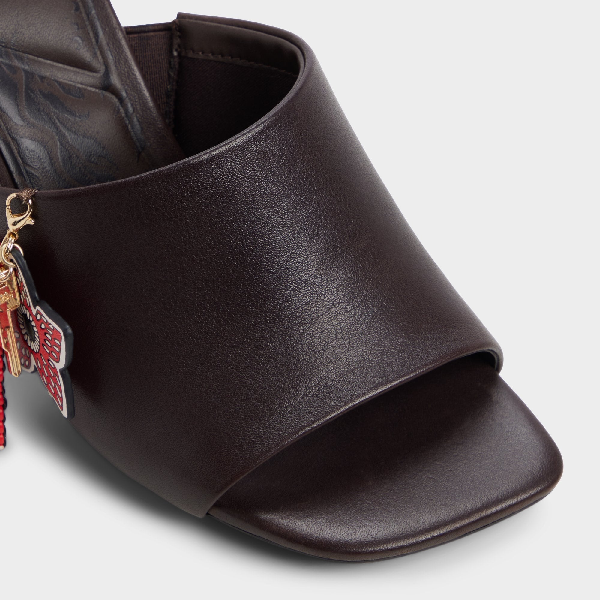 Dark brown Demogorgon in Dark Brown - Women's heeled mule | Aldo