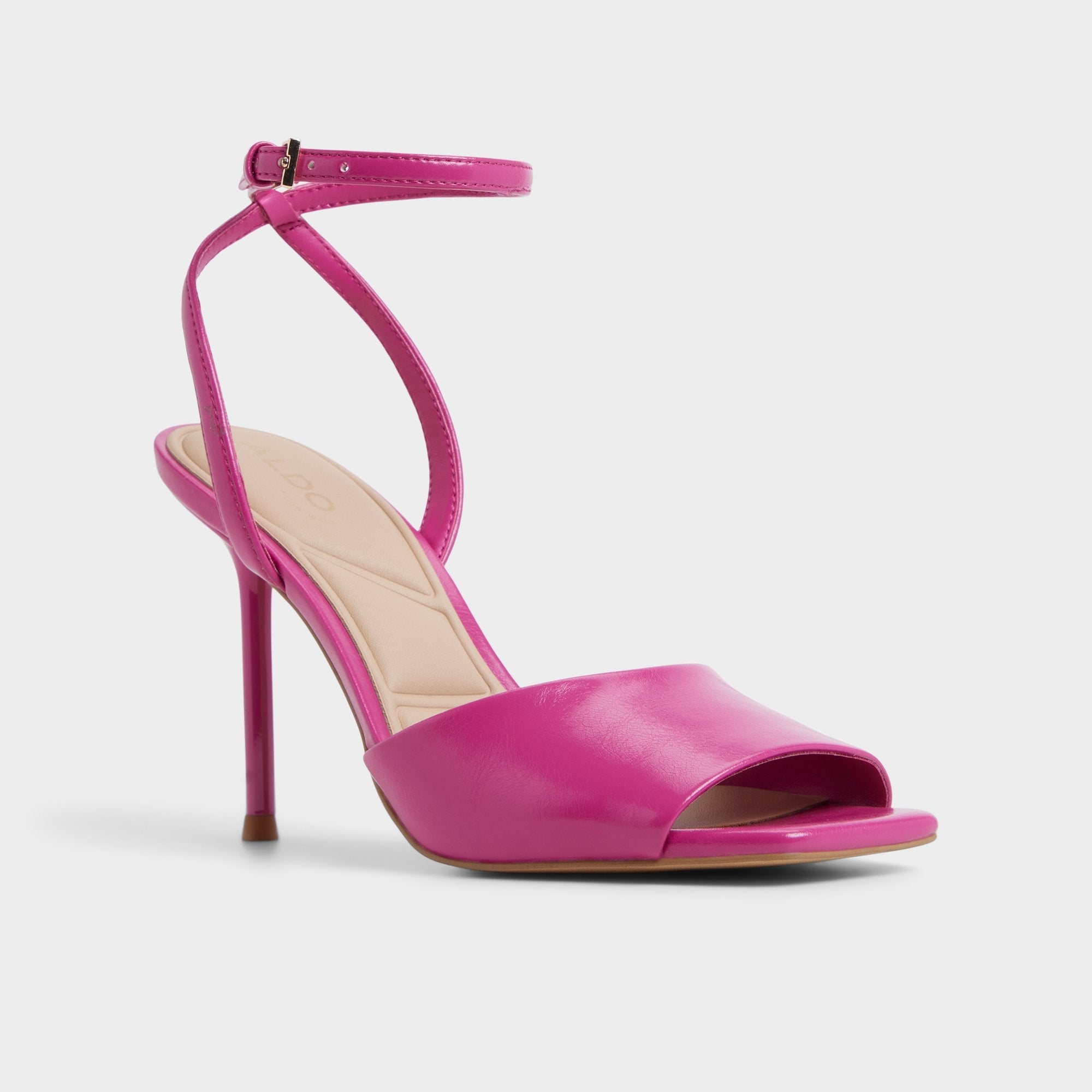 Pink Kaiasien Pink Women's Heeled sandals - Strappy heeled sandal, Stiletto heel | Aldo