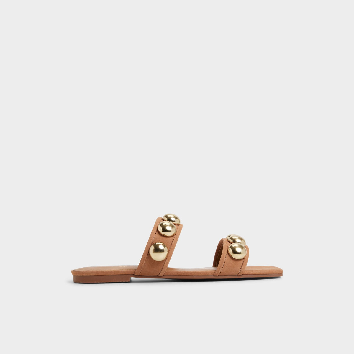 Medium Brown Katalena in Medium Brown - Slide sandal | Aldo