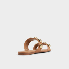 Medium Brown Katalena in Medium Brown - Slide sandal | Aldo