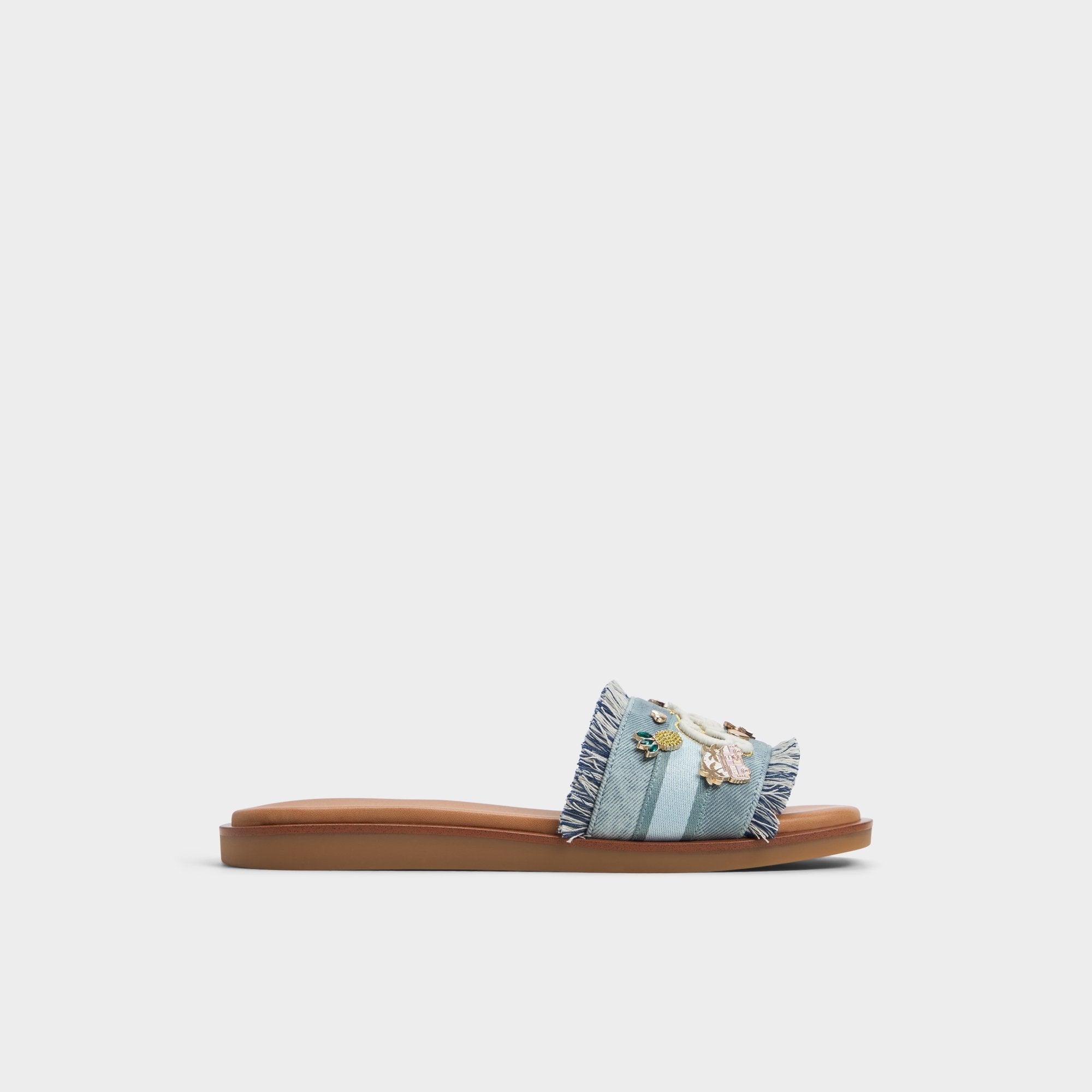Denim Beachside Denim Women's Flats - Slide sandal | Aldo