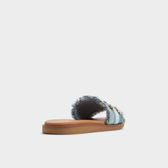 Denim Beachside Denim Women's Flats - Slide sandal | Aldo
