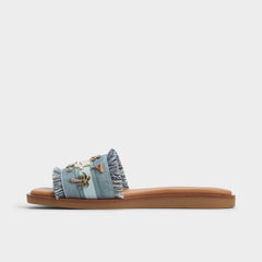 Denim Beachside Denim Women's Flats - Slide sandal | Aldo