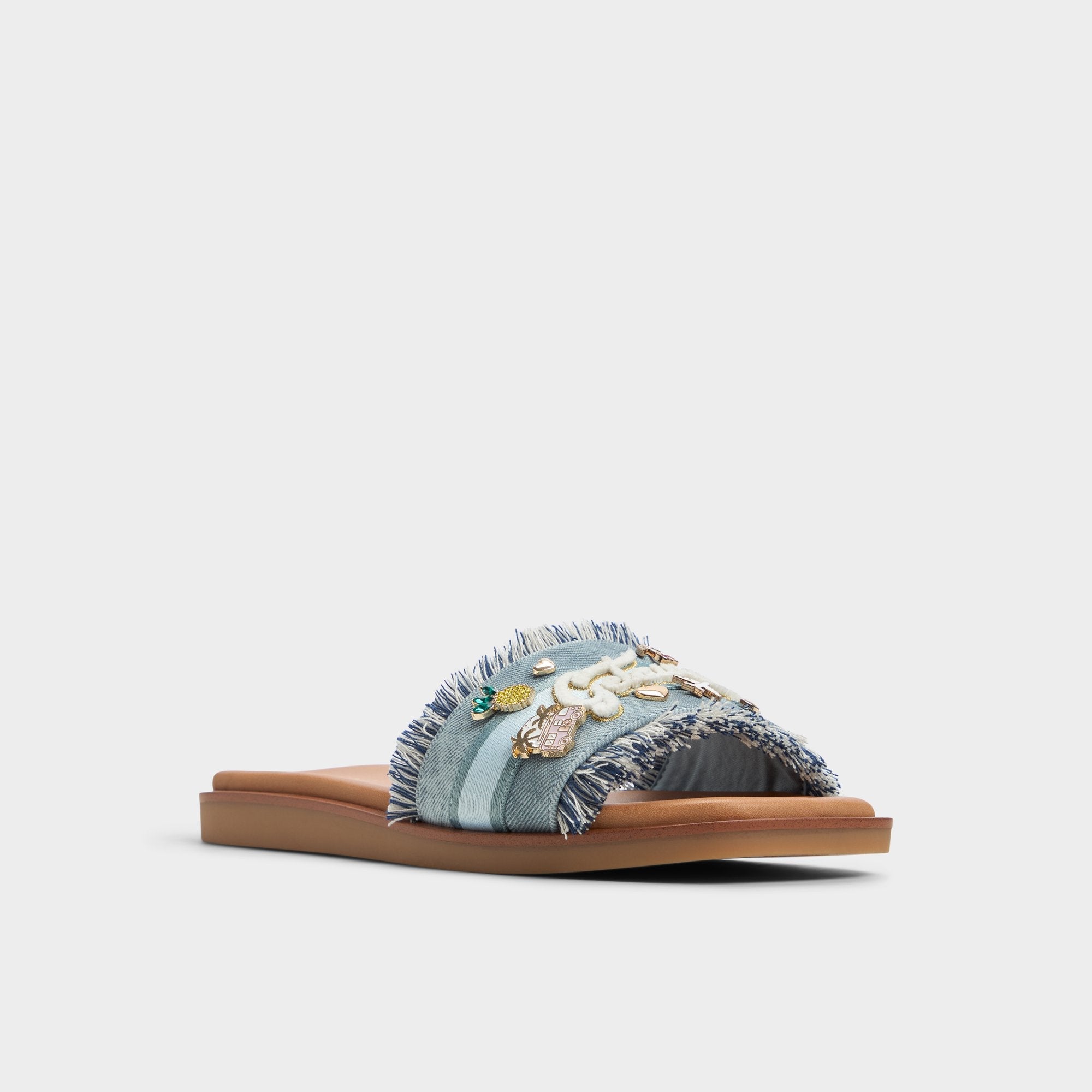 Denim Beachside Denim Women's Flats - Slide sandal | Aldo