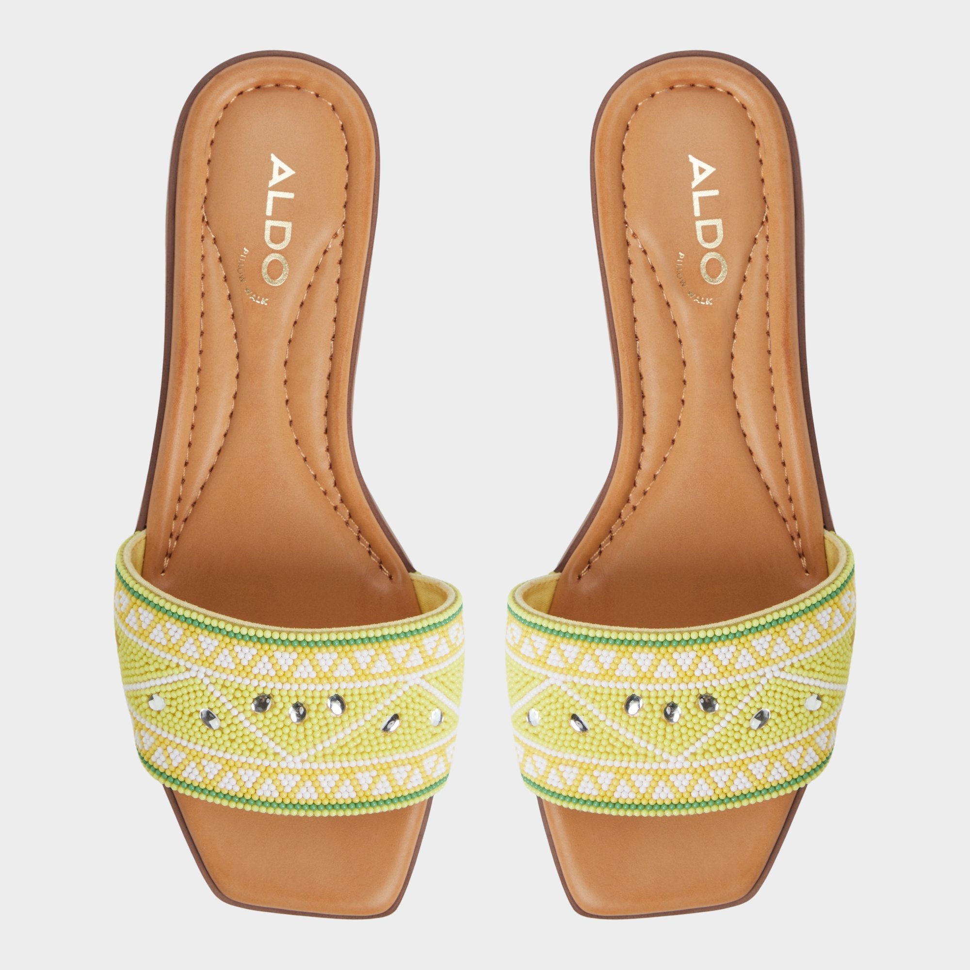 Bright Yellow Seavacay Bright Yellow Women's Travel essentials - Slide sandal | Aldo