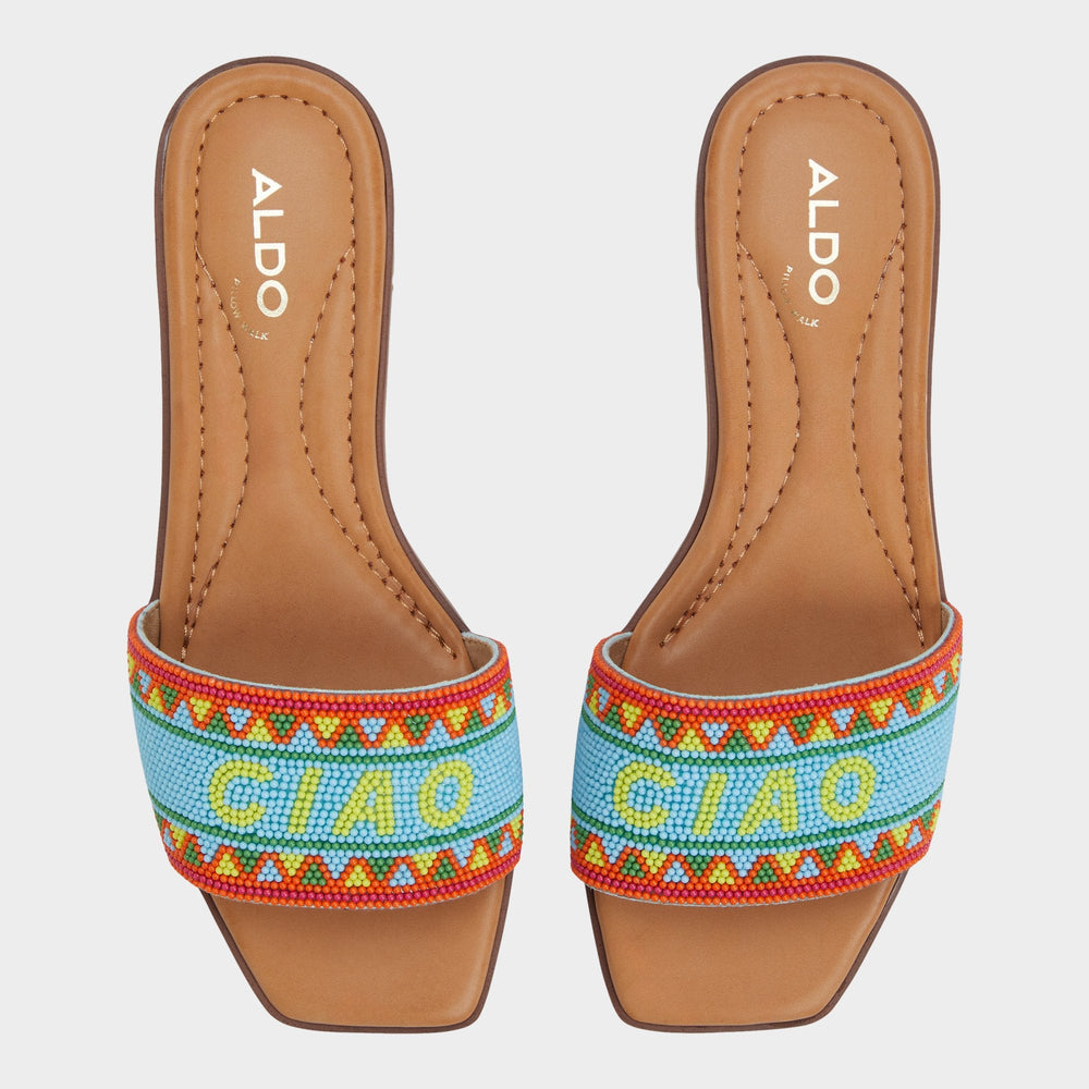 Bright Multi Seavacay Bright Multi Women's Flats - Slide sandal | Aldo