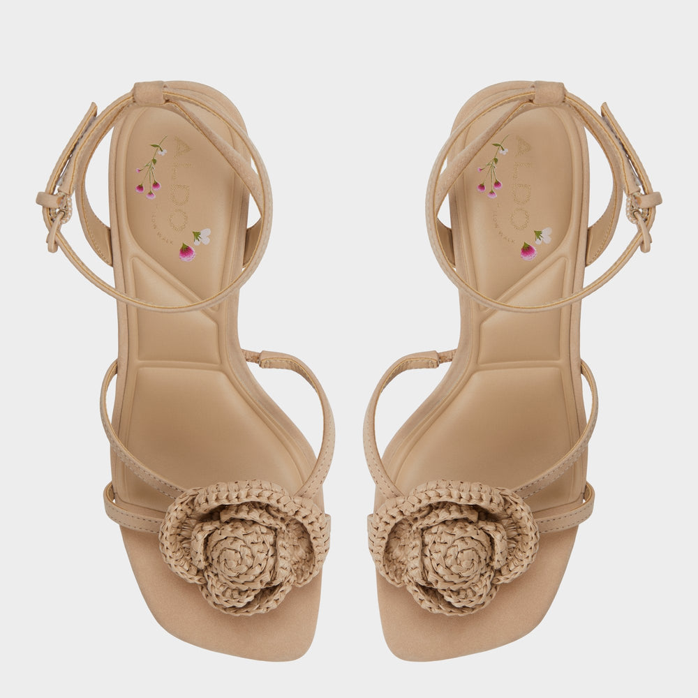 Sand Wildblossom Sand Women's Heeled sandals - Strappy heeled sandal, Stiletto heel | Aldo
