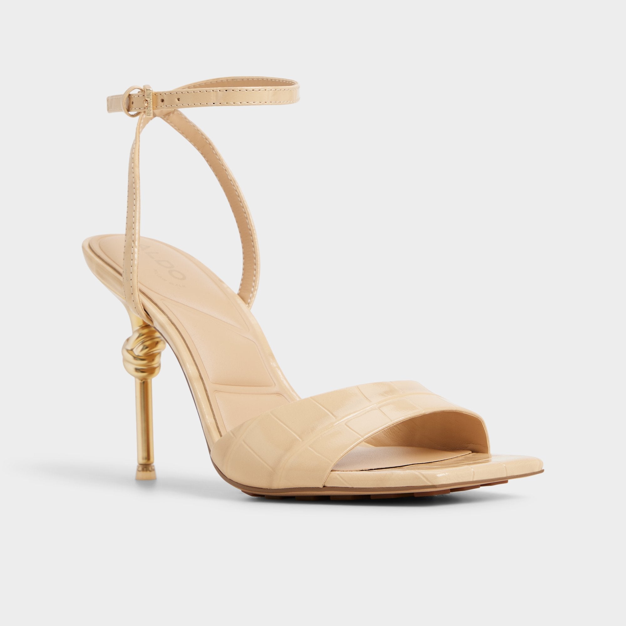 Medium Beige Harmonious in Medium Beige - Strappy heeled sandal | Aldo