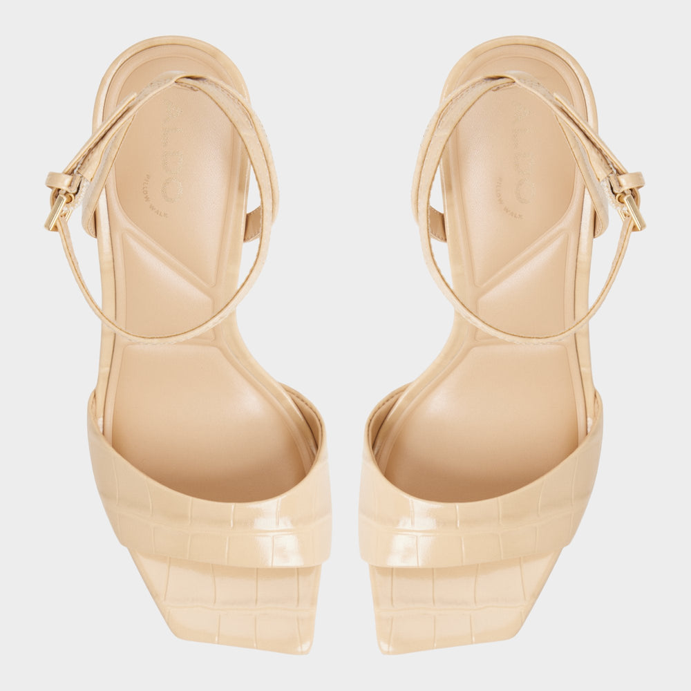 Medium Beige Harmonious in Medium Beige - Strappy heeled sandal | Aldo