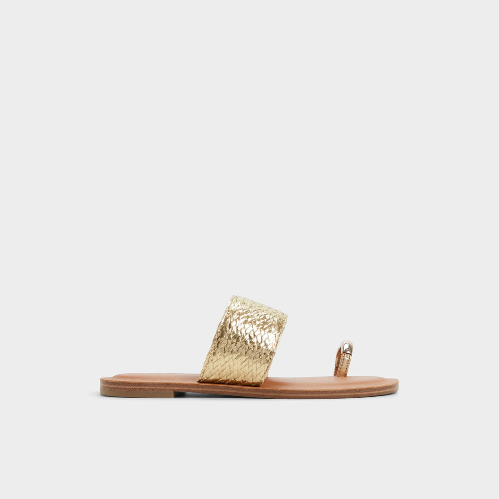 Gold Beachwalk Gold Women's Iridescent metallics - Slide sandal | Aldo