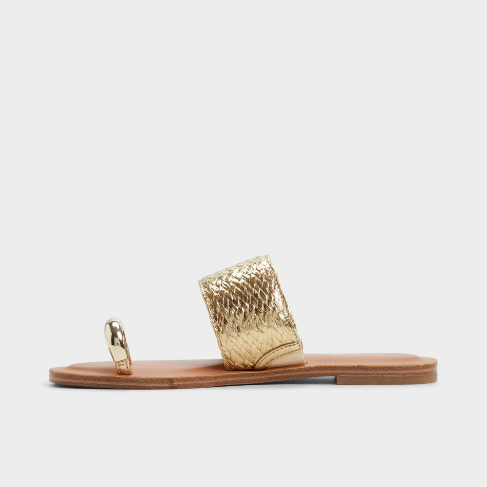 Gold Beachwalk Gold Women's Iridescent metallics - Slide sandal | Aldo