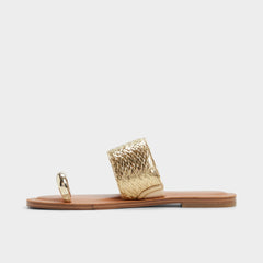 Gold Beachwalk Gold Women's Iridescent metallics - Slide sandal | Aldo