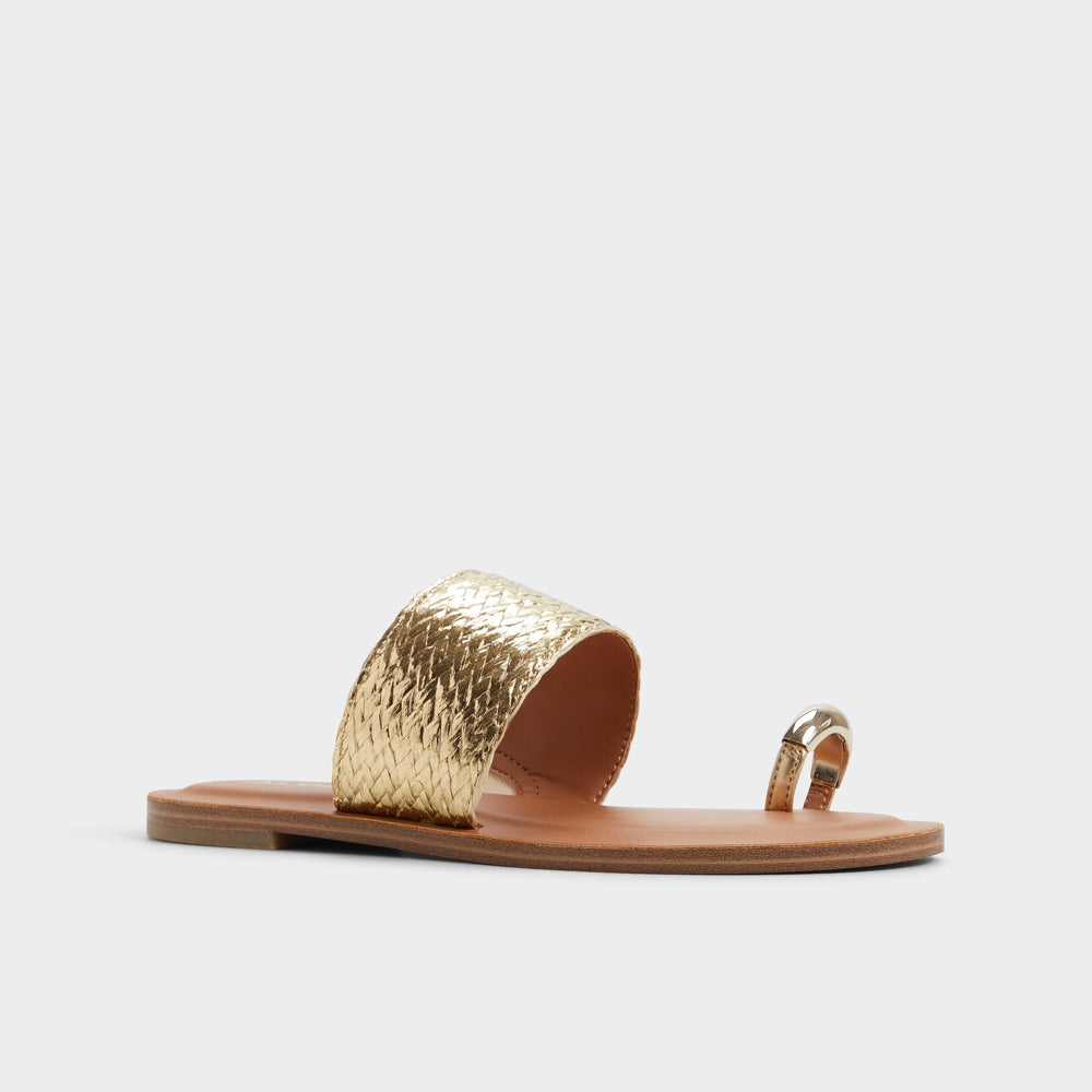 Gold Beachwalk Gold Women's Iridescent metallics - Slide sandal | Aldo