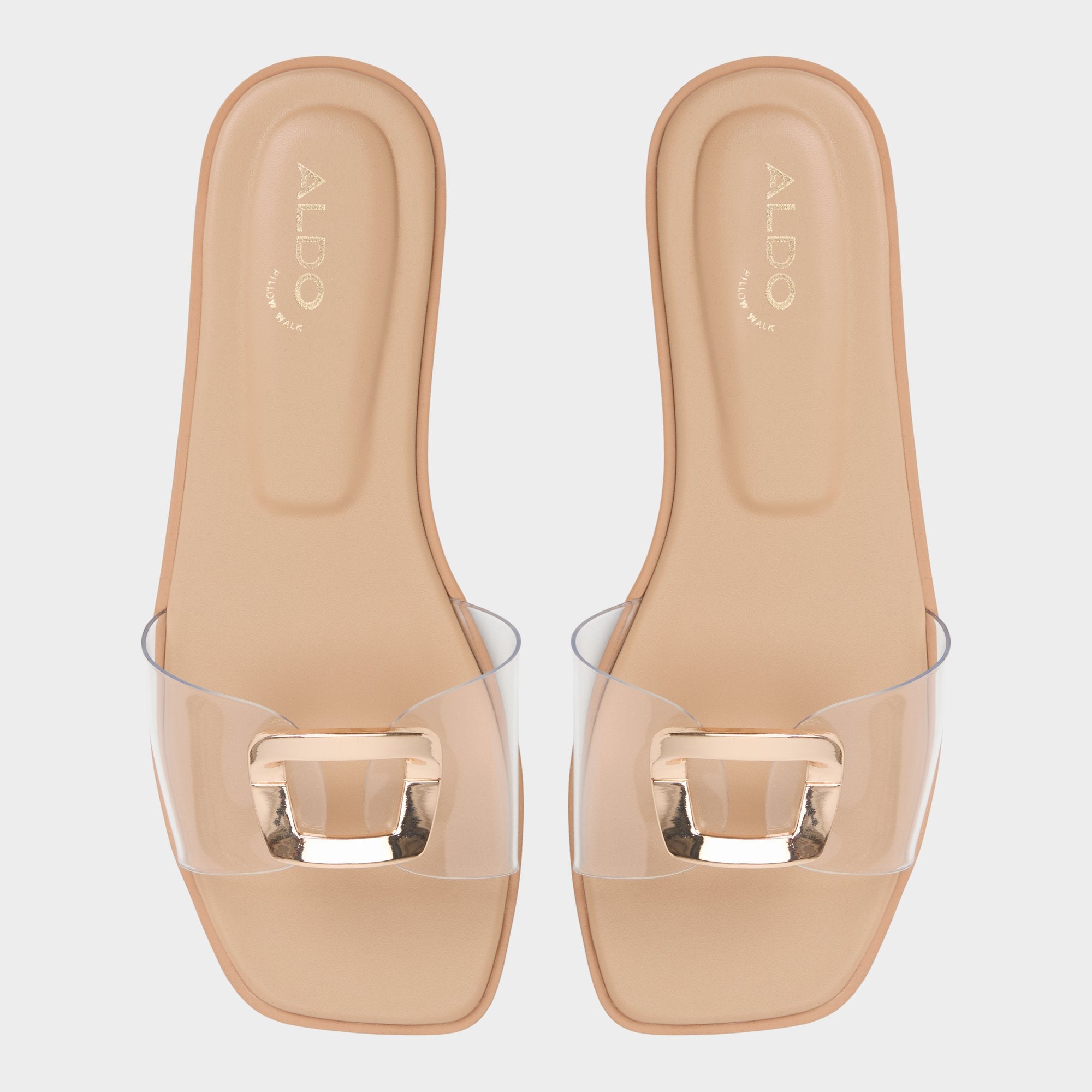 Clear Tidella Clear Women's Flats - Slide sandal | Aldo