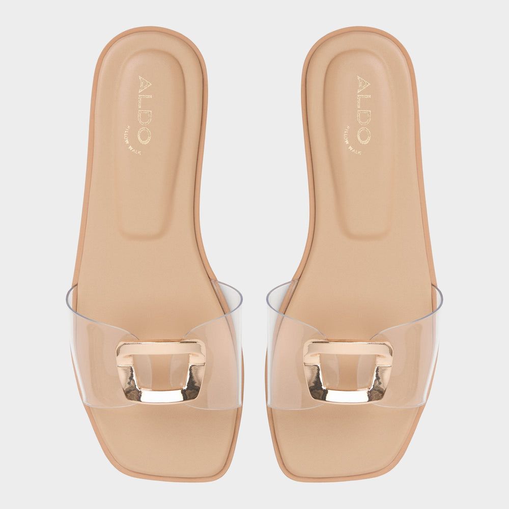 Clear Tidella Clear Women's Flats - Slide sandal | Aldo