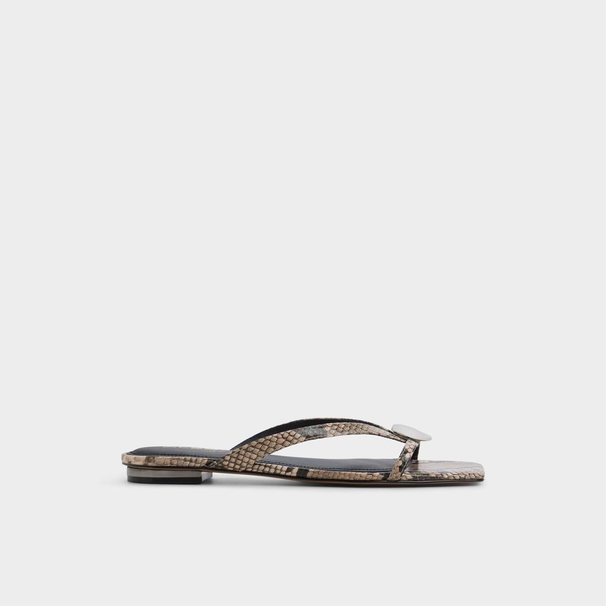 White/black Iliria White/Black Women's Flats - Slide sandal | Aldo