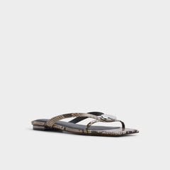 White/black Iliria White/Black Women's Flats - Slide sandal | Aldo