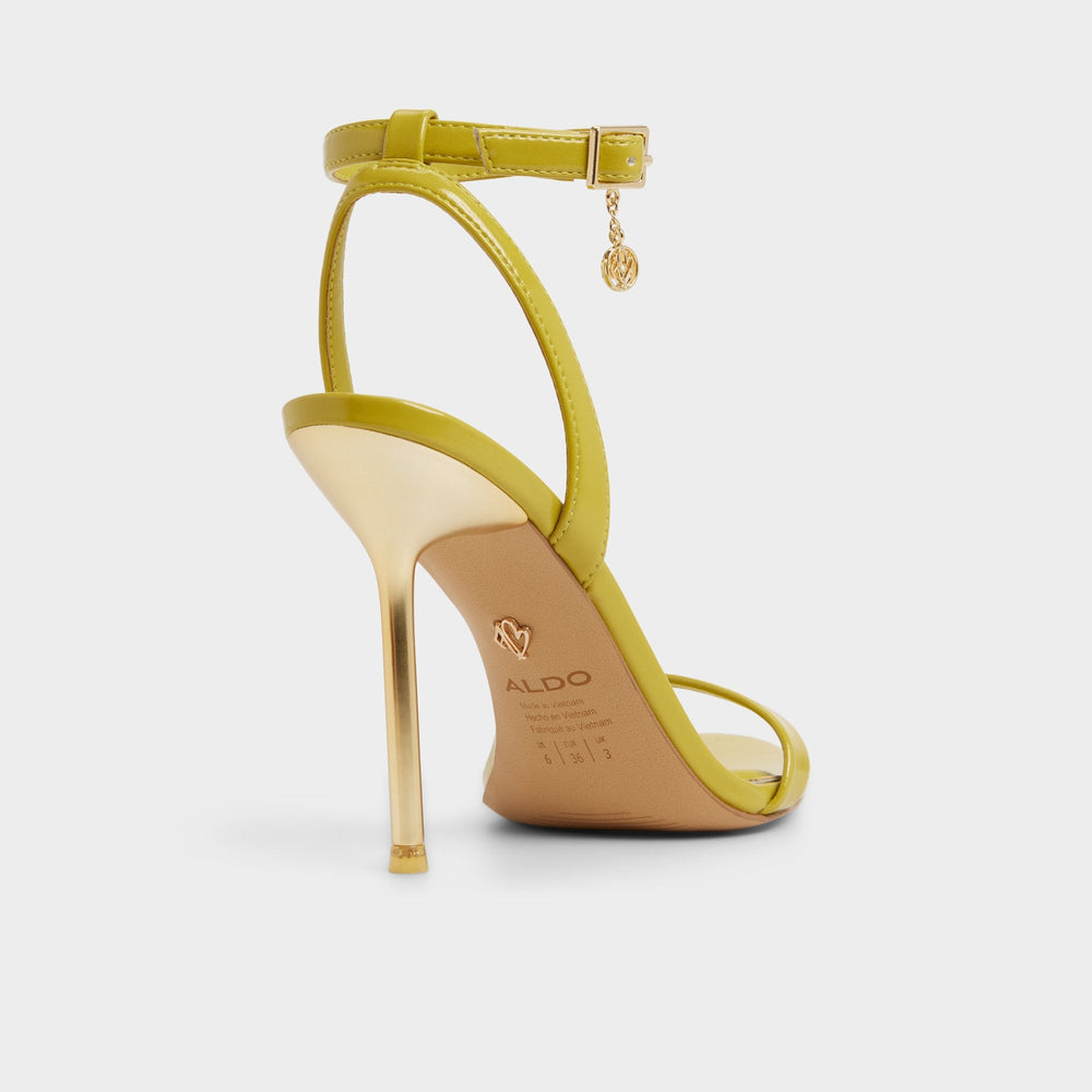 Lime Green Maristou-xt Lime Green Women's Heeled sandals - Strappy heeled sandal, Stiletto heel | Aldo
