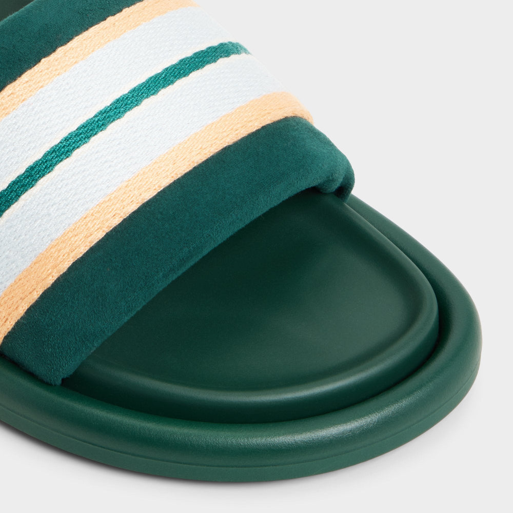 Open green Nydelagan in Open Green - , Footbed sandal | Aldo