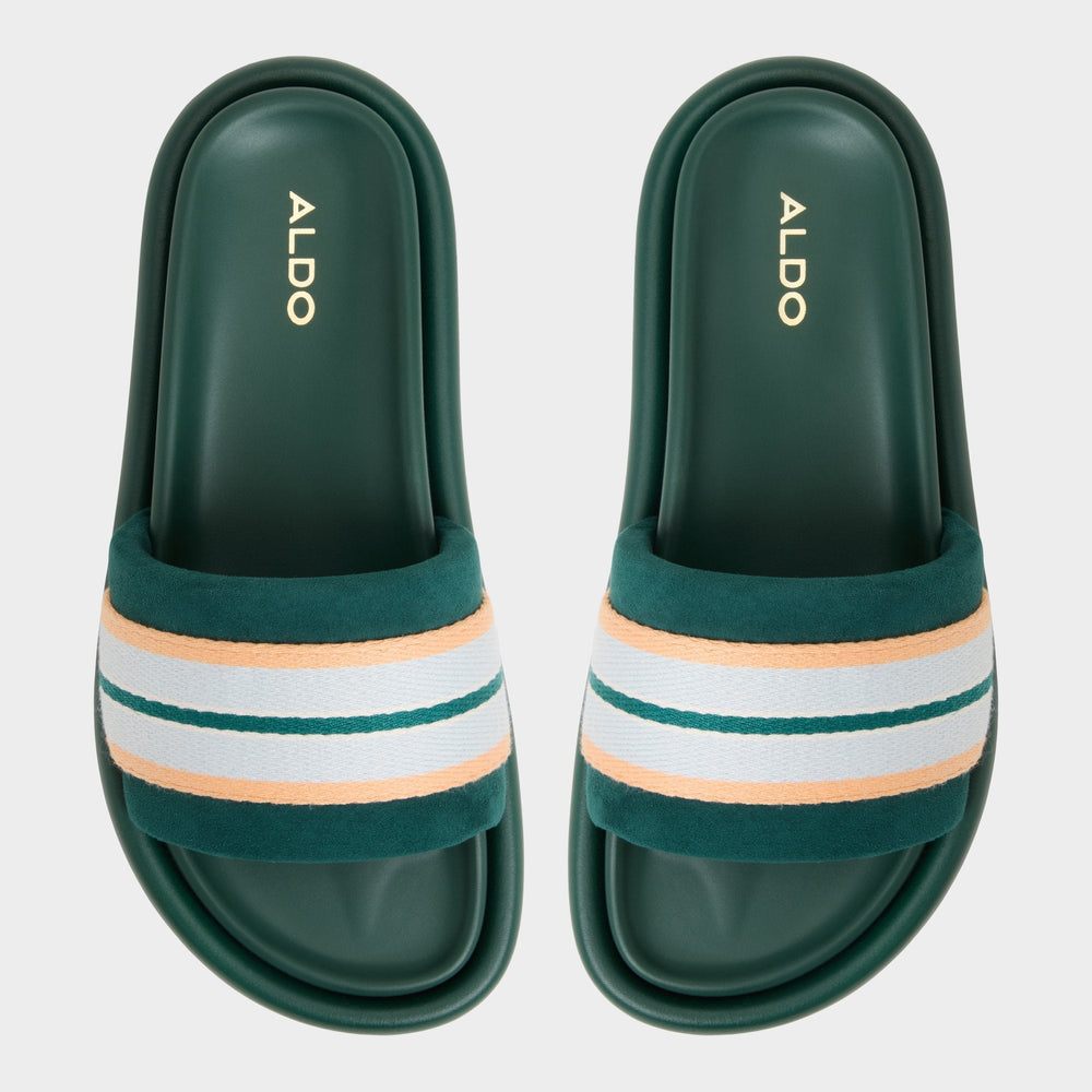 Open green Nydelagan in Open Green - , Footbed sandal | Aldo