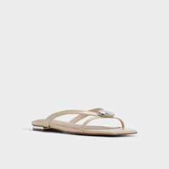 Beige Iliria Beige Women's Flats - Slide sandal | Aldo