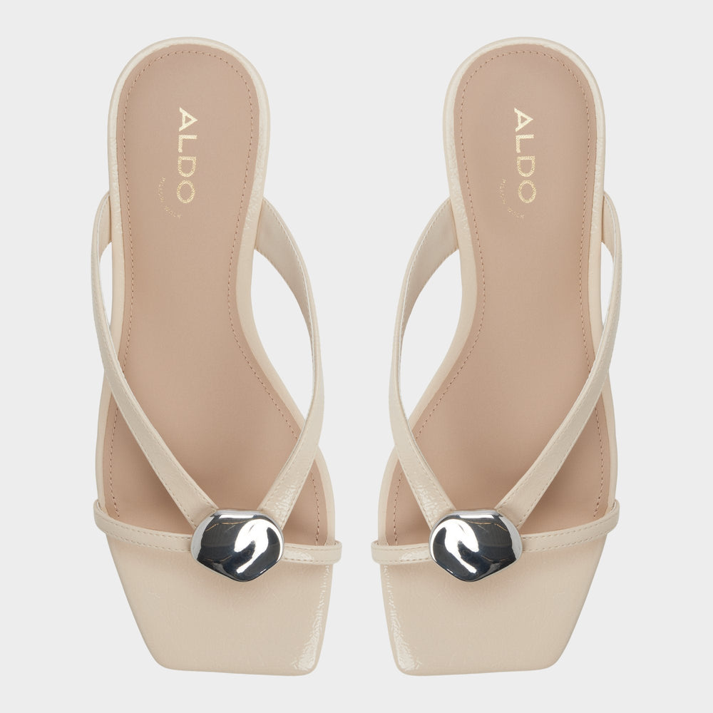 Beige Iliria Beige Women's Flats - Slide sandal | Aldo