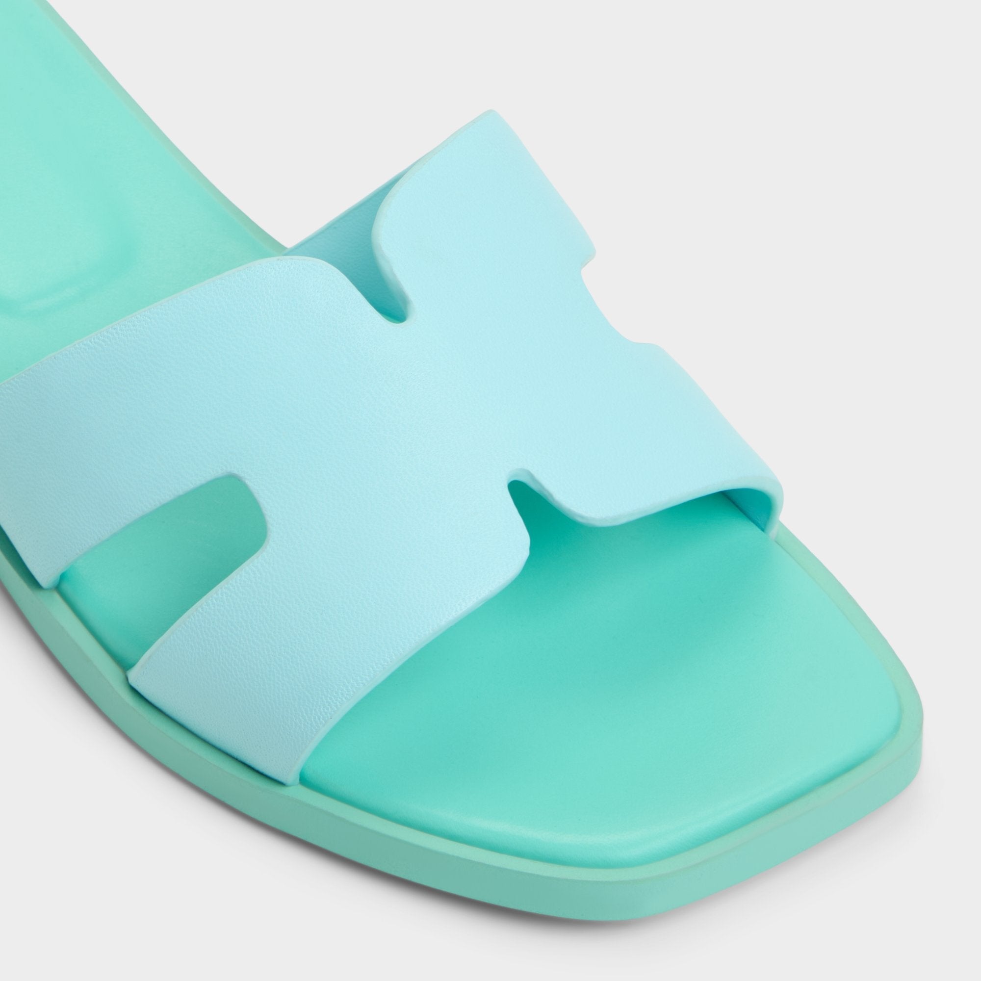 Turquoise Itsandal Turquoise Women's Flats - Slide sandal | Aldo