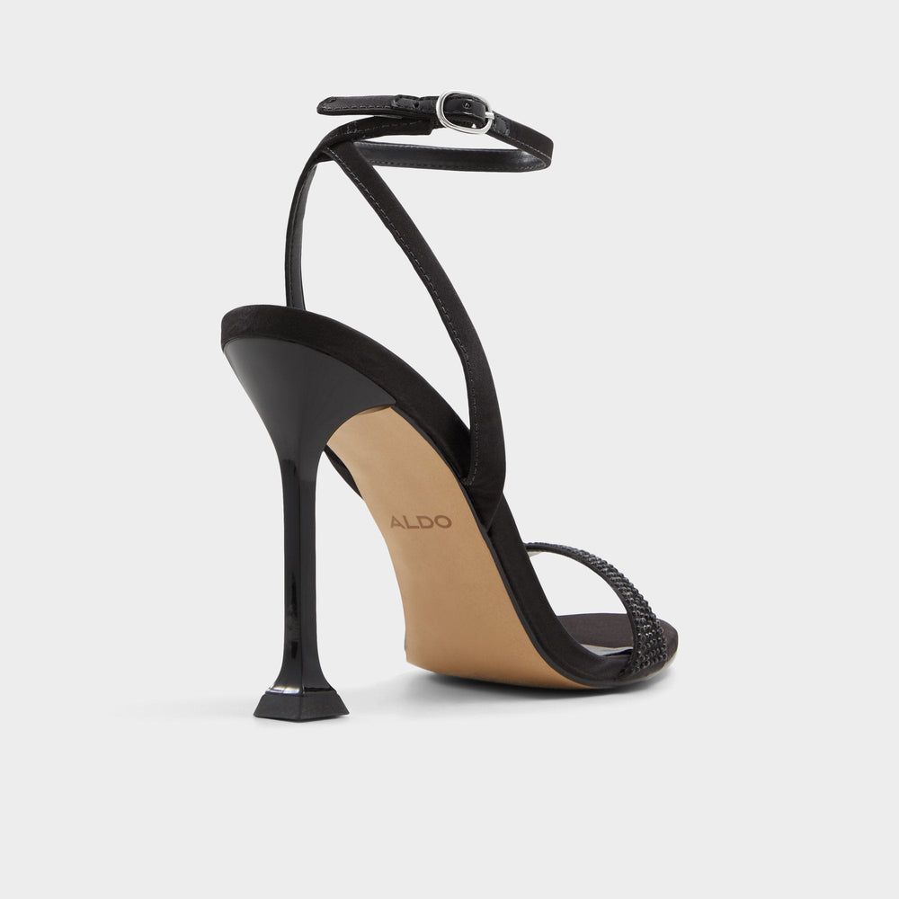 Black Lydala Black Women's Heeled sandals - Strappy heeled sandal | Aldo