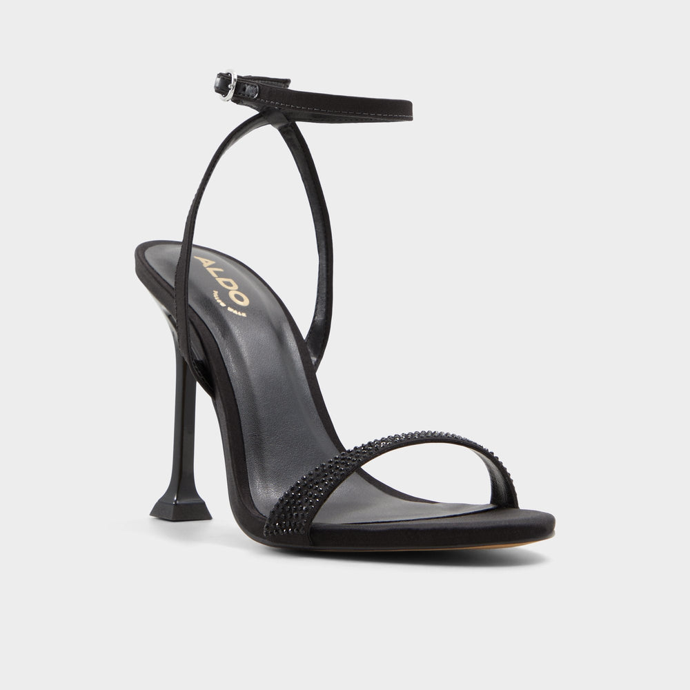 Black Lydala Black Women's Heeled sandals - Strappy heeled sandal | Aldo