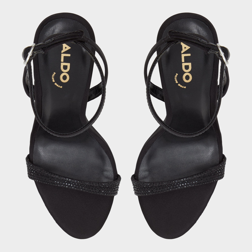 Black Lydala Black Women's Heeled sandals - Strappy heeled sandal | Aldo