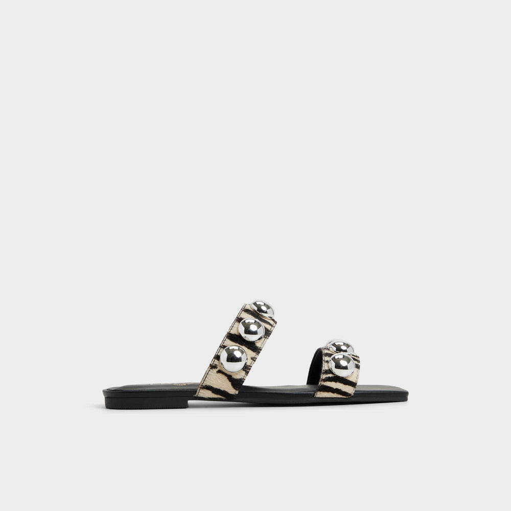 White/Black Katalena in White Black - Slide sandal | Aldo