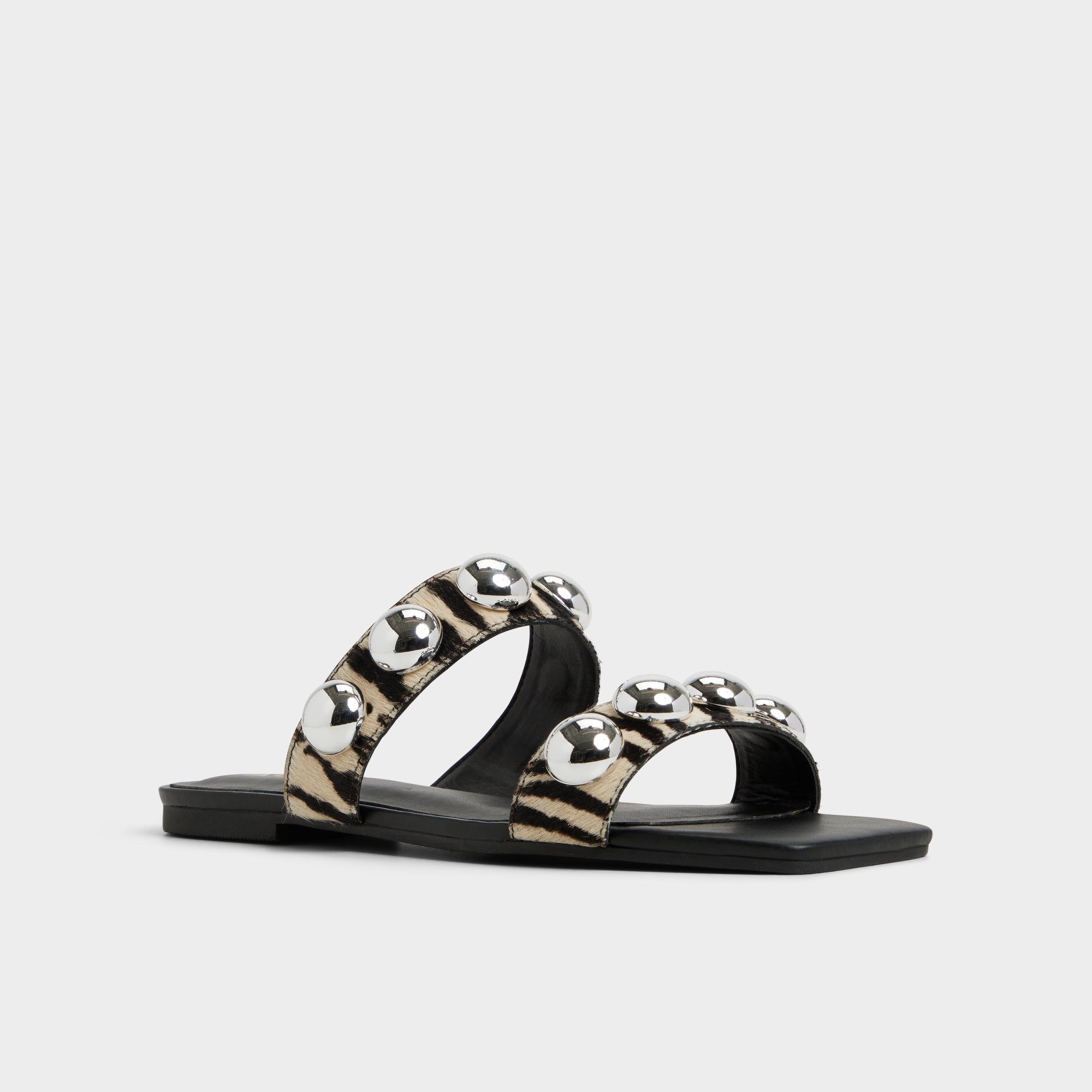 White/Black Katalena in White Black - Slide sandal | Aldo