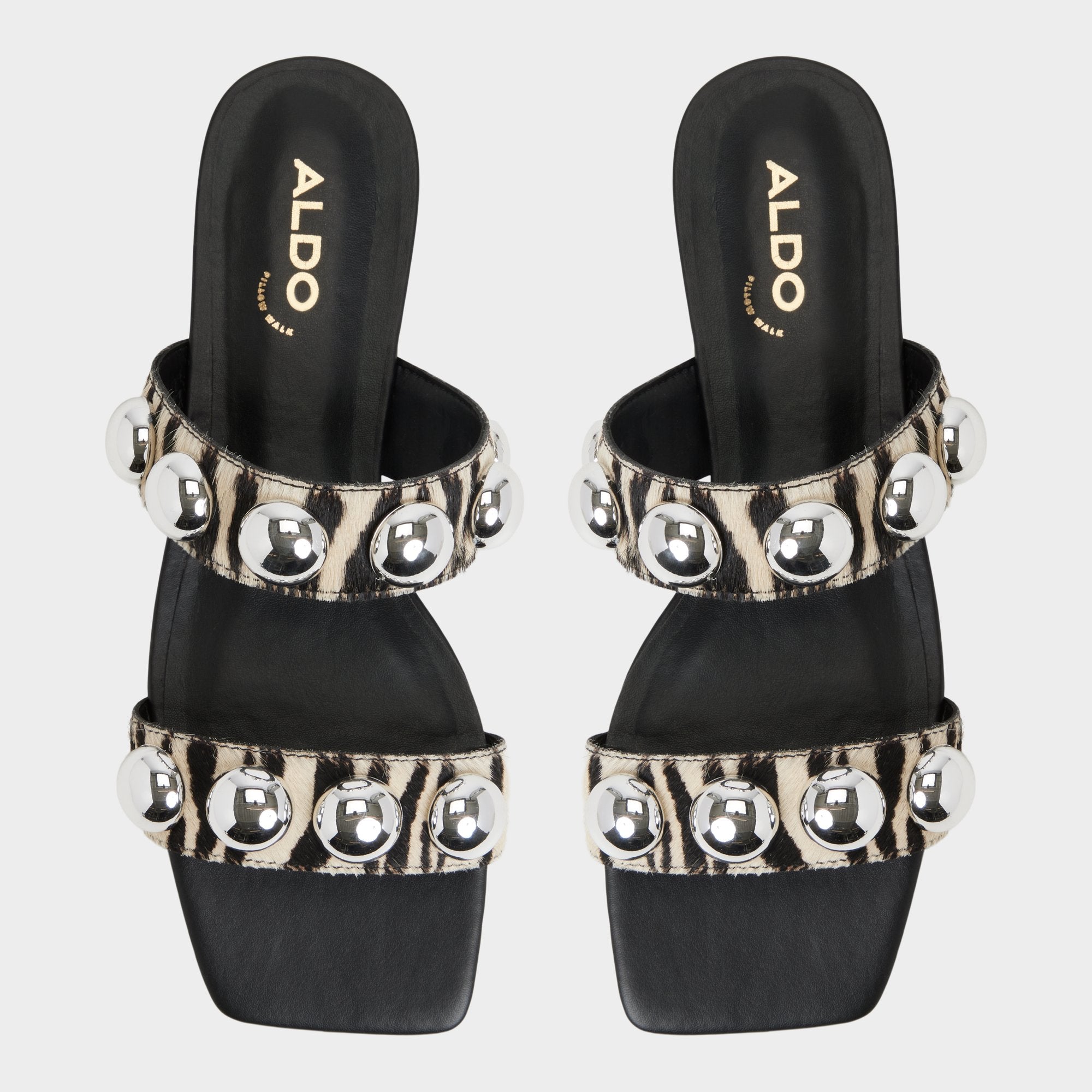 White/Black Katalena in White Black - Slide sandal | Aldo