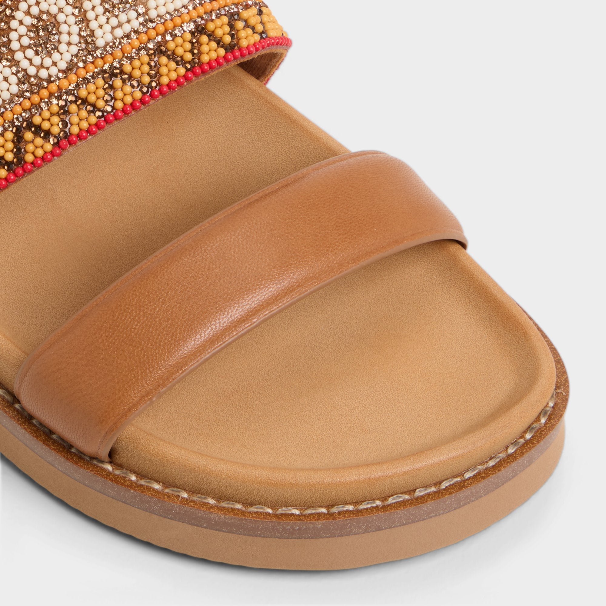 Brown multi Beachvacay Brown Multi Women's Footbed sandals -  | Aldo