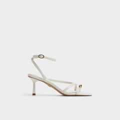 White/bone Elodiah White/Bone Women's Travel essentials - Strappy heeled sandal, Stiletto heel | Aldo