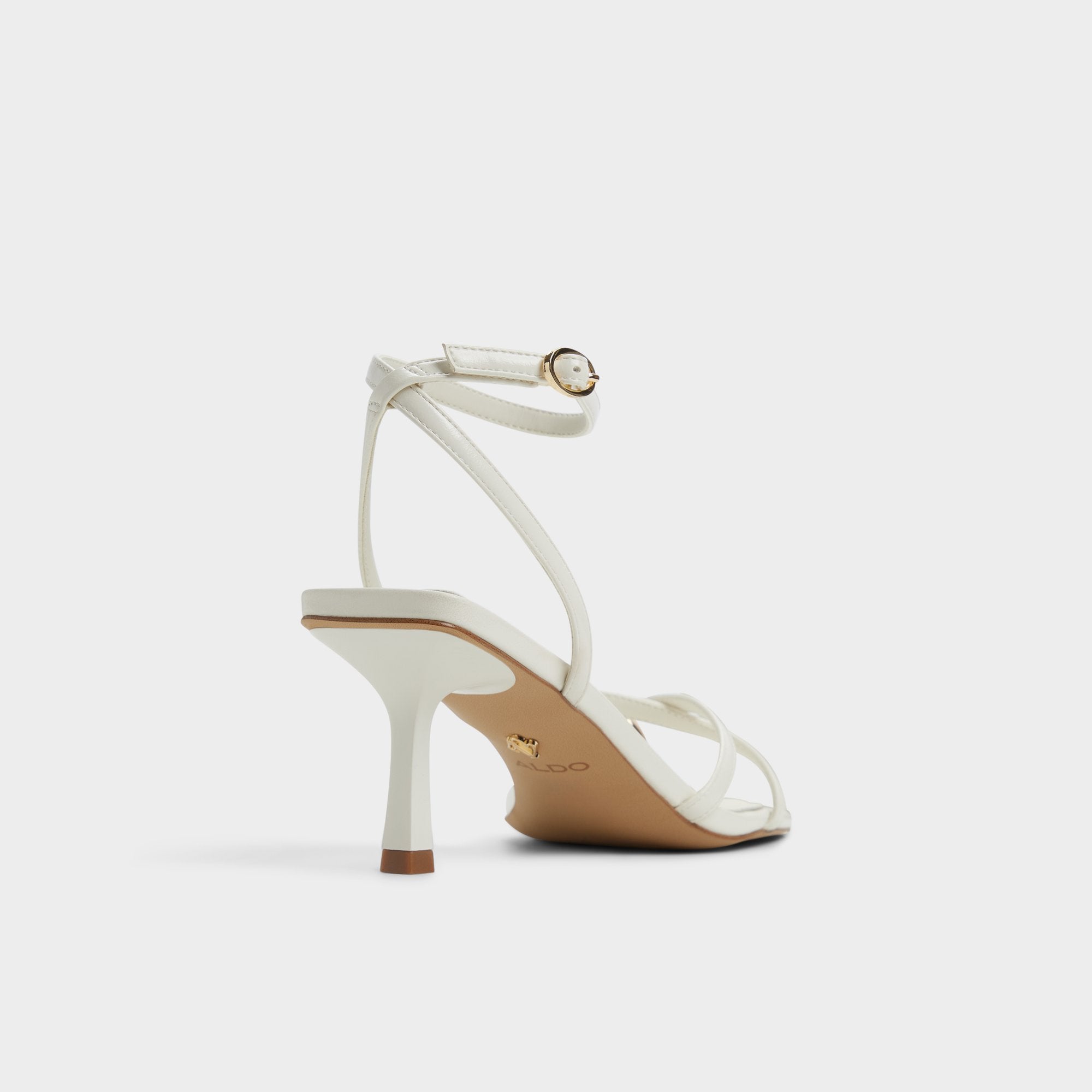 White/bone Elodiah White/Bone Women's Travel essentials - Strappy heeled sandal, Stiletto heel | Aldo