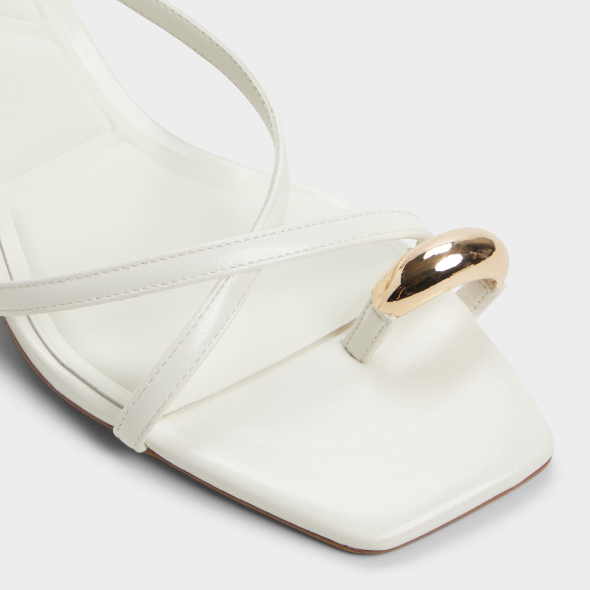 White/bone Elodiah White/Bone Women's Travel essentials - Strappy heeled sandal, Stiletto heel | Aldo