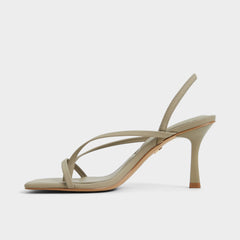 Other Green Riva Other Green Women's Strappy sandals - Sling back heeled sandal, Stiletto heel | Aldo