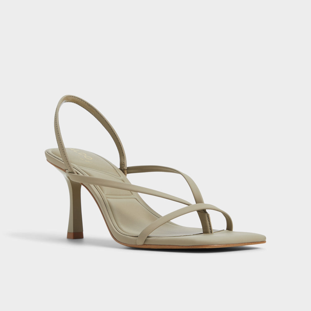 Other Green Riva Other Green Women's Strappy sandals - Sling back heeled sandal, Stiletto heel | Aldo