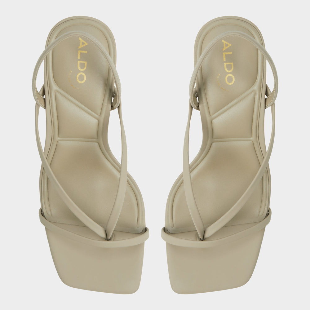 Other Green Riva Other Green Women's Strappy sandals - Sling back heeled sandal, Stiletto heel | Aldo