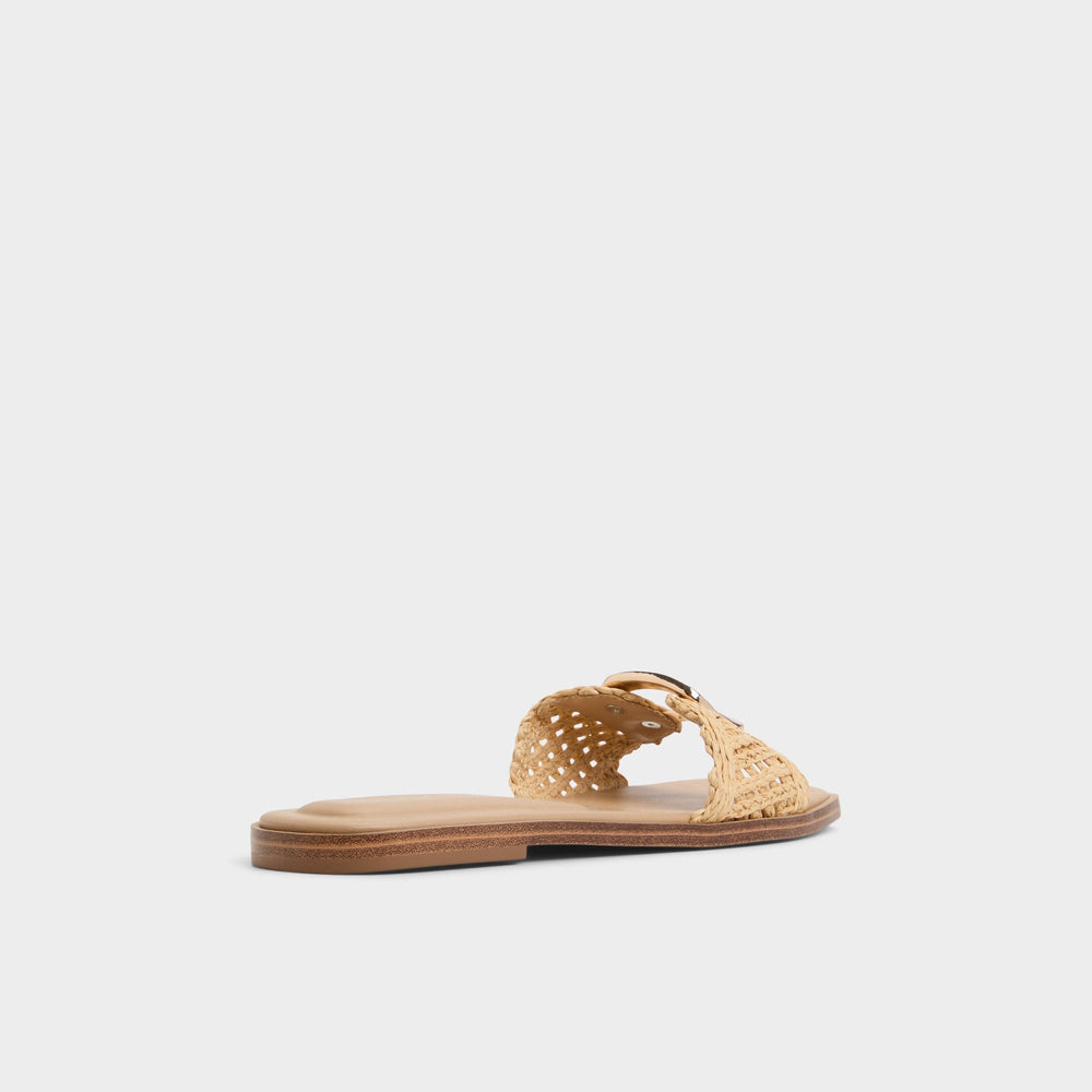 Natural Tidella Natural Women's Flats - Slide sandal | Aldo