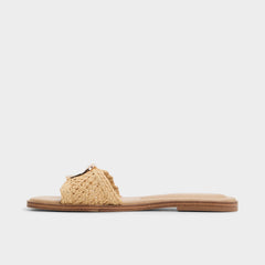 Natural Tidella Natural Women's Flats - Slide sandal | Aldo