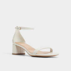 White/Bone Calliope White/Bone Women's Block heels - Heeled sandal, Block heel | Aldo