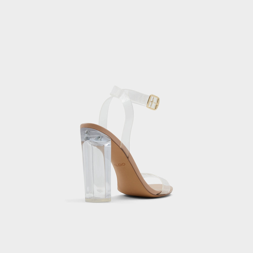 Bone Aniwien Bone Women's Strappy sandals - Strappy heeled sandal, Block heel | Aldo
