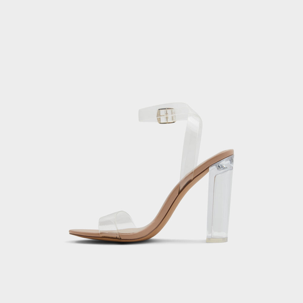 Bone Aniwien Bone Women's Strappy sandals - Strappy heeled sandal, Block heel | Aldo