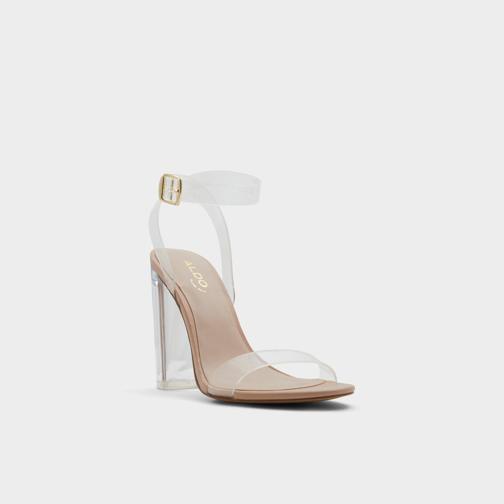 Bone Aniwien Bone Women's Strappy sandals - Strappy heeled sandal, Block heel | Aldo