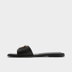 Black Tidella Black Women's Flats - Slide sandal | Aldo