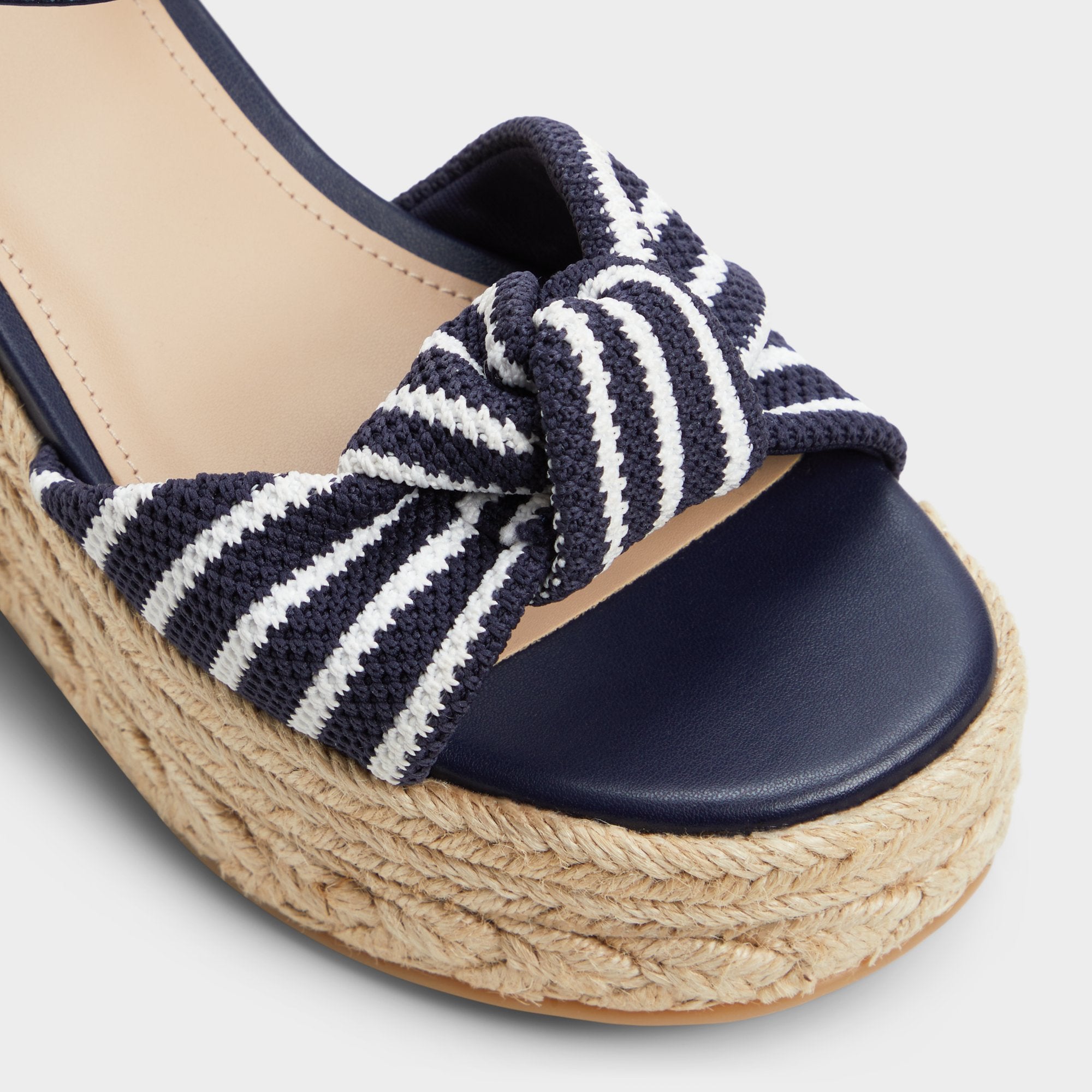 Navy Annamarie Navy Women's Platform sandals - Wedge sandal | Aldo